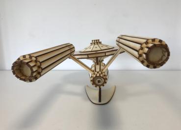 Star Trek - Enterprise Laser Cut Kit rear view